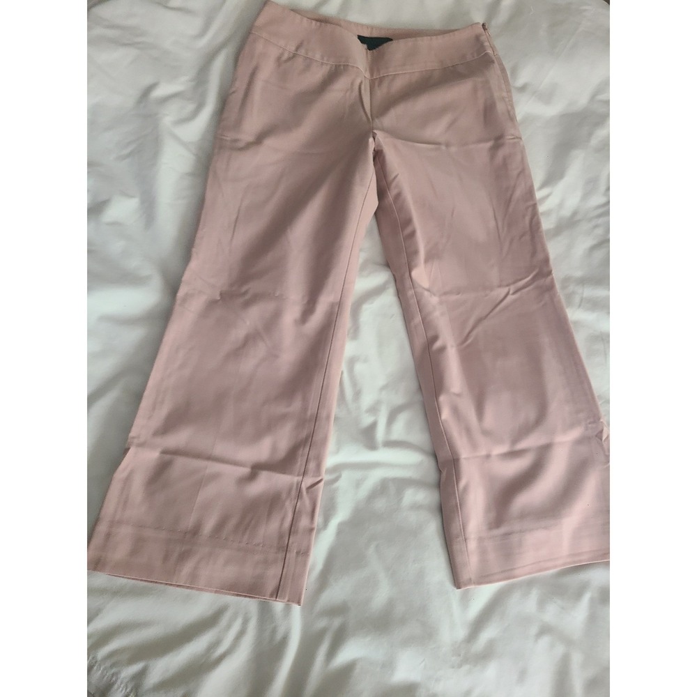 Vintage The Limited Stretch Pink Wide Leg Career Dress Pants Women Size 6 Lined